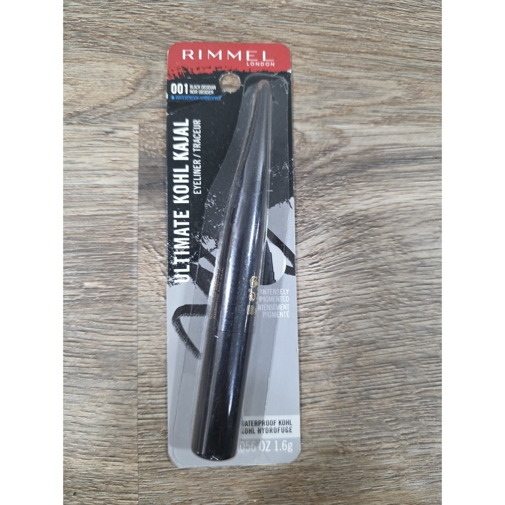 Rimmel London Ultimate Kohl Kajal Waterproof Eyeliner - 001 Black Obsidian Eyeli